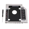 thumbnail image 2 of 7 Mm 9,0 Mm 3. Adaptador De Unidad Bahía De Unidad SSD Bandeja De La Computadora Portátil perfke Carrito de aleación para disco duro, 2 of 9