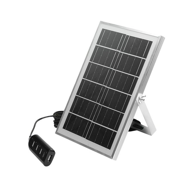 yaaqii 5V 8W Solar Panel Generator Outdoor Charging With 4 USB Ports Solar Charger