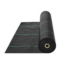 Driveway Fabric, Heavy Duty 3oz Woven Landscape Fabric, Garden Weed Barrier Fabric, Weed Control Fabric, Geotextile Fabric for Landscaping, Ground Cover, Weed Block Gardening Mat, Black,4*300ft