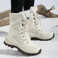 thumbnail image 6 of YOURDIARY Women's Snow Boots Winter Outdoor Warm Waterproof Mid-Calf Booties Faux Fur Lined, 6 of 8