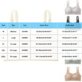 thumbnail image 3 of UPPADA Seamless Bras for Women Front Closure No Underwire Padded Bras Full Support Push up Bras Soft Comfort Bralette Bras Under 5 Beige,XL, 3 of 6