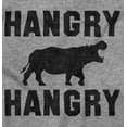 thumbnail image 2 of Funny Hungry Hangry Hippos Unisex Fleece Graphic Zip Up Hoodie Brisco Brands 2X, 2 of 3