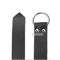 thumbnail image 4 of Medieval Black Genuine Leather Viking Ring Belt for Medieval Renaissance Costume LARP, 4 of 6