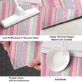 thumbnail image 3 of Pink and Green Striped Pattern Kitchen Rug Mat,Kitchen Runner Rugs Non Skid Washable,Decorative Kitchen Floor Mats for Kitchen,Sink,Laundry,17"X47", 3 of 5