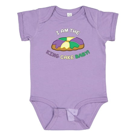 

Inktastic I Am the King Cake Baby Gift Baby Boy or Baby Girl Bodysuit