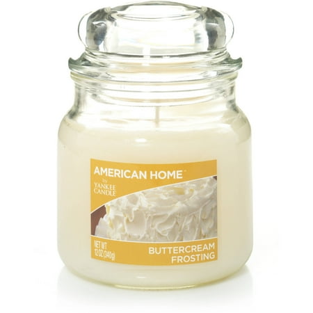 JARDEN CORPORATION American Home By Yankee Candle Buttercream Frosting Candle, 12 oz Medium Jar