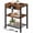 Rustic Brown, variant on JIOABL Side Table with Charging Station, 3 Tier End Table with Adjustable Storage Shelves and USB Ports, Nightstand for Bedroom Living Room, Rustic Brown