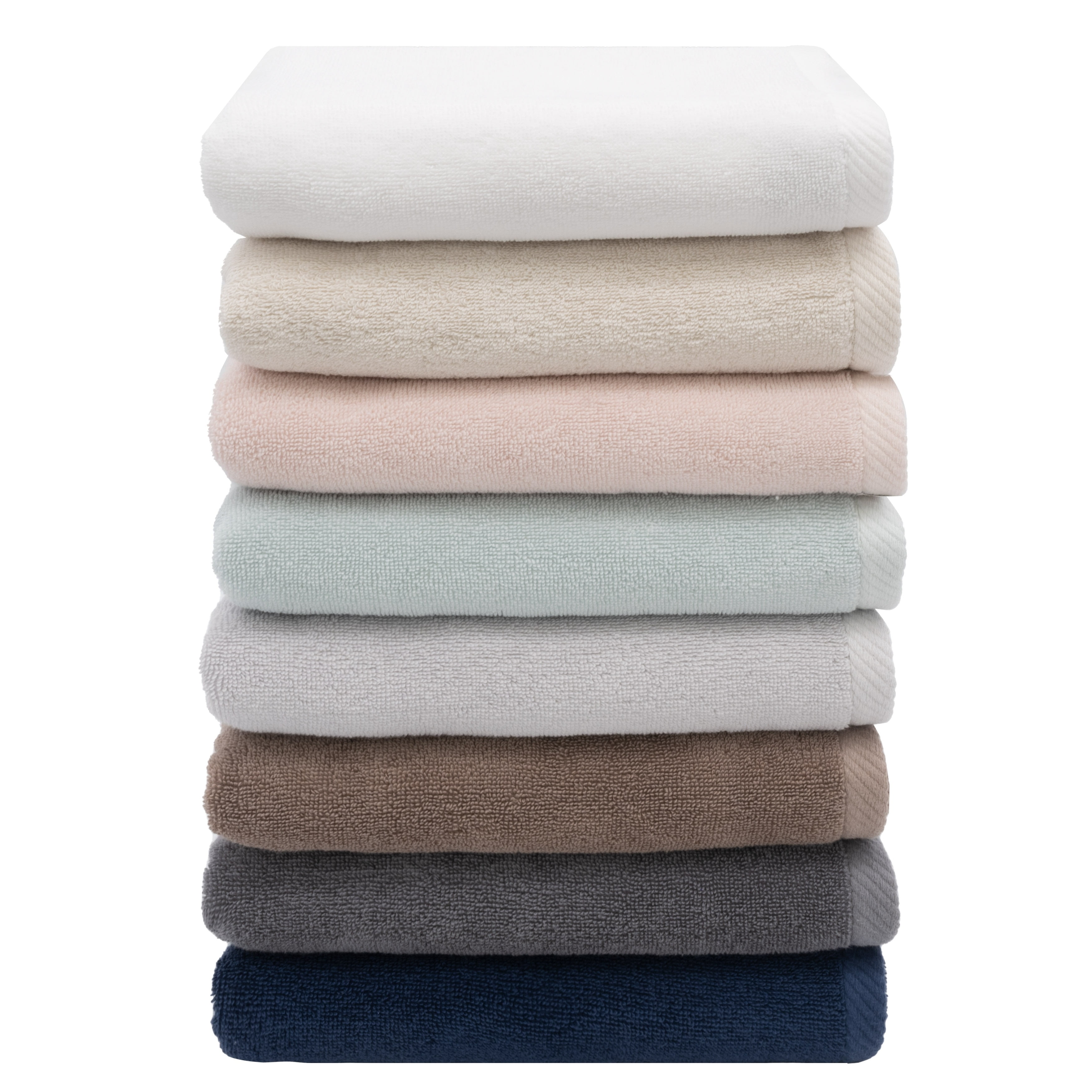 Authentic Hotel and Spa  100% Turkish Cotton Ediree Bath Towels- Set of 4 Marine