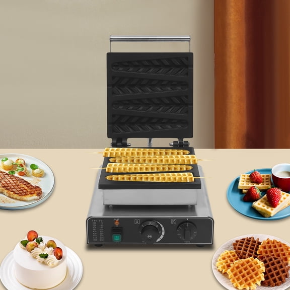 Electronic Commercial Electric Lolly Waffle Stick Baker Machine Waffle Maker
