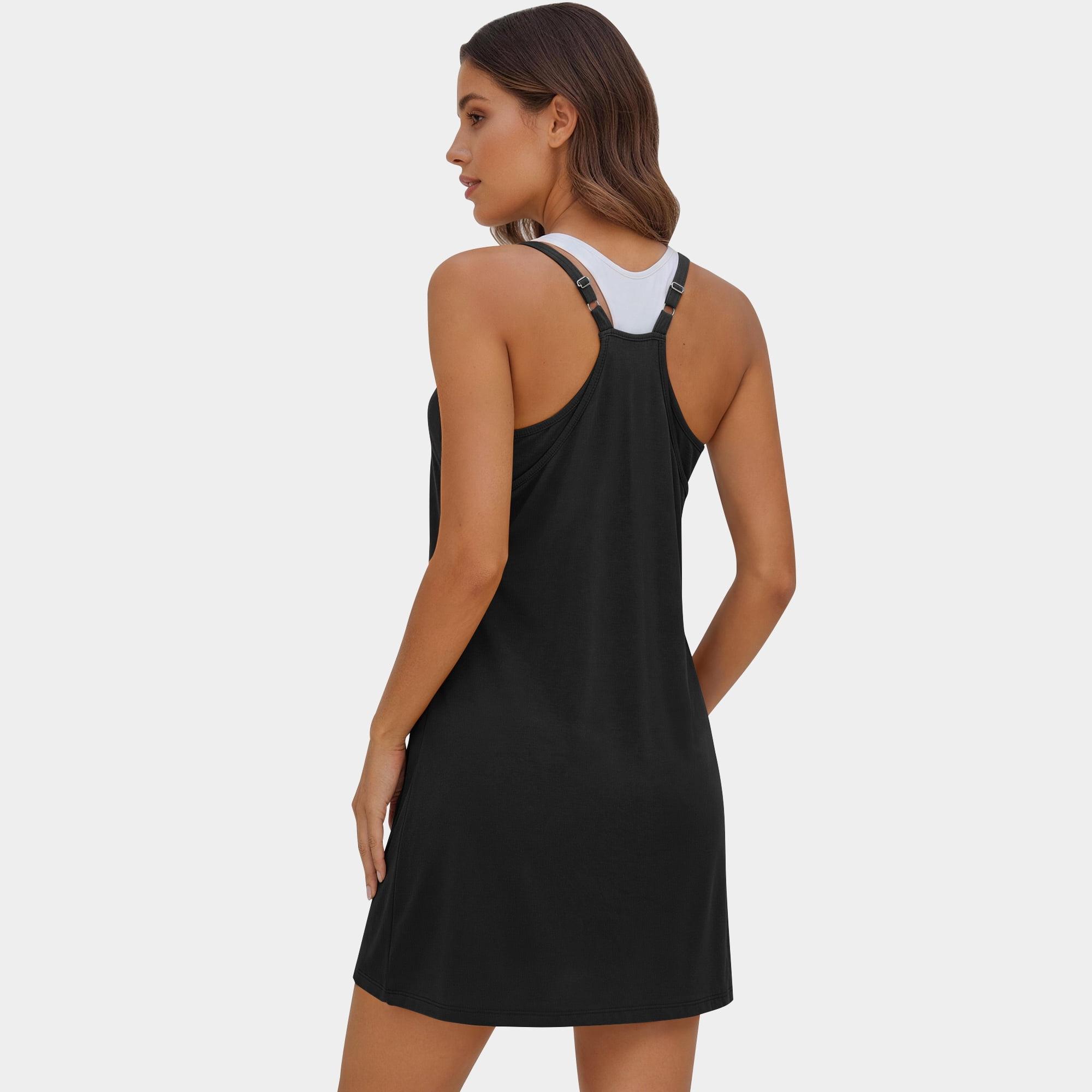 Rosvigor Women Workout Dresses Tennis Athletic Dress Built in Shorts Sundress Women Casual Dress Summer Travel Vacation