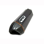 Exhaust System Muffler for GY6 50cc 4 Stroke Scooters (Carbon Fiber Finish)