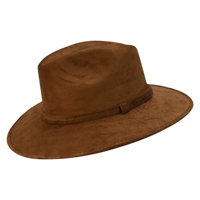 Sombrero Unisex Camel Gamuza Indiana Talla S NUEVA IMAGEN