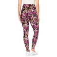 thumbnail image 2 of Woman Within Plus Size Petite Stretch-Cotton Knit Pull-On Printed Pocket Leggings, 2 of 4