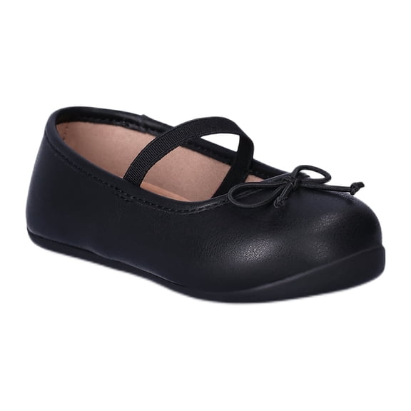 Wonder Nation Girls Bow Ballet Flats