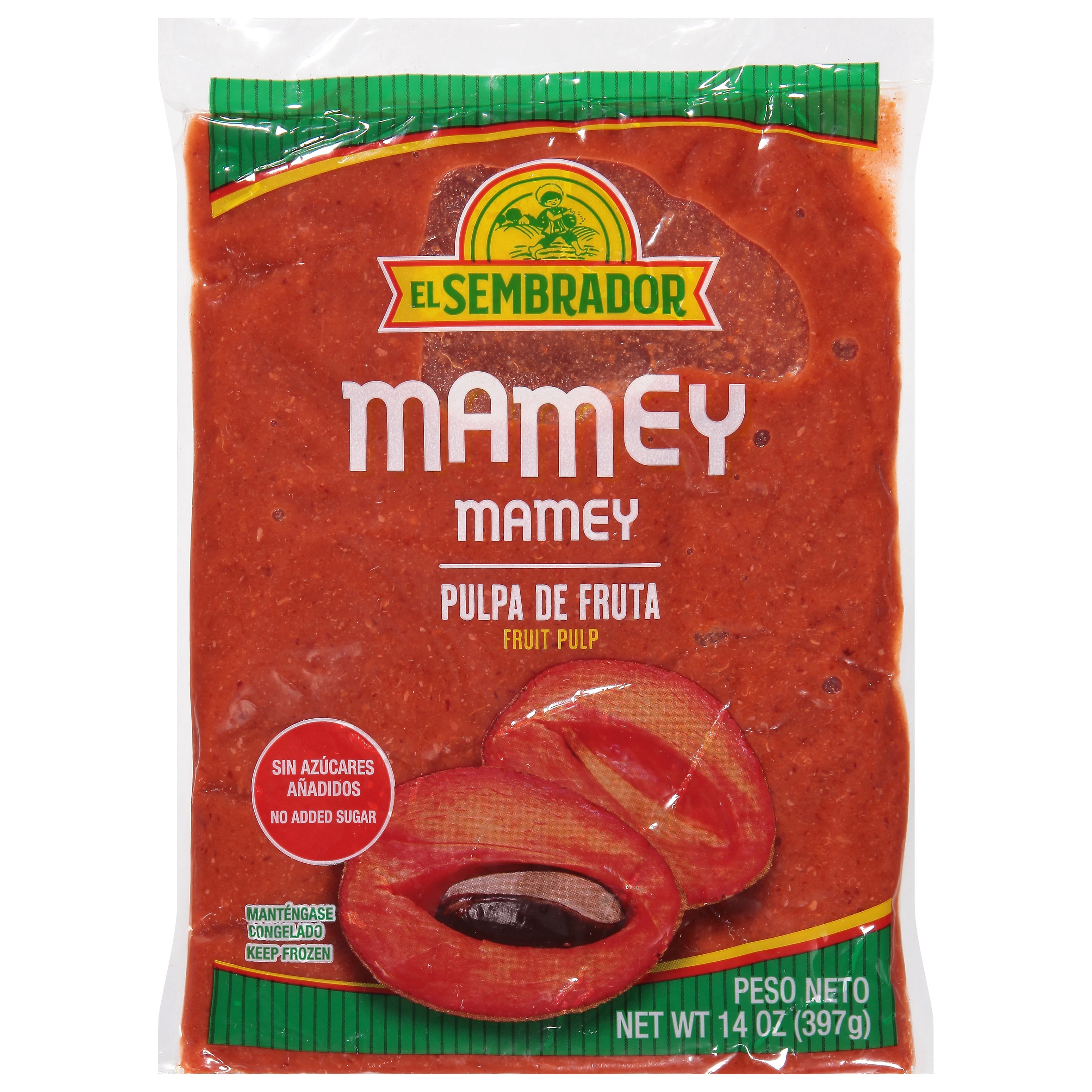 El Sembrador Mamey Fruit Pulp, 14 oz