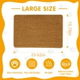 thumbnail image 2 of Cat Scratcher Mat 2pcs Cat Scratch Pad 23.6 X 15.7 Inch Cat Scratcher for Indoor Cats with Sticky Velcro Tapes Protection Scratching Board, 2 of 6