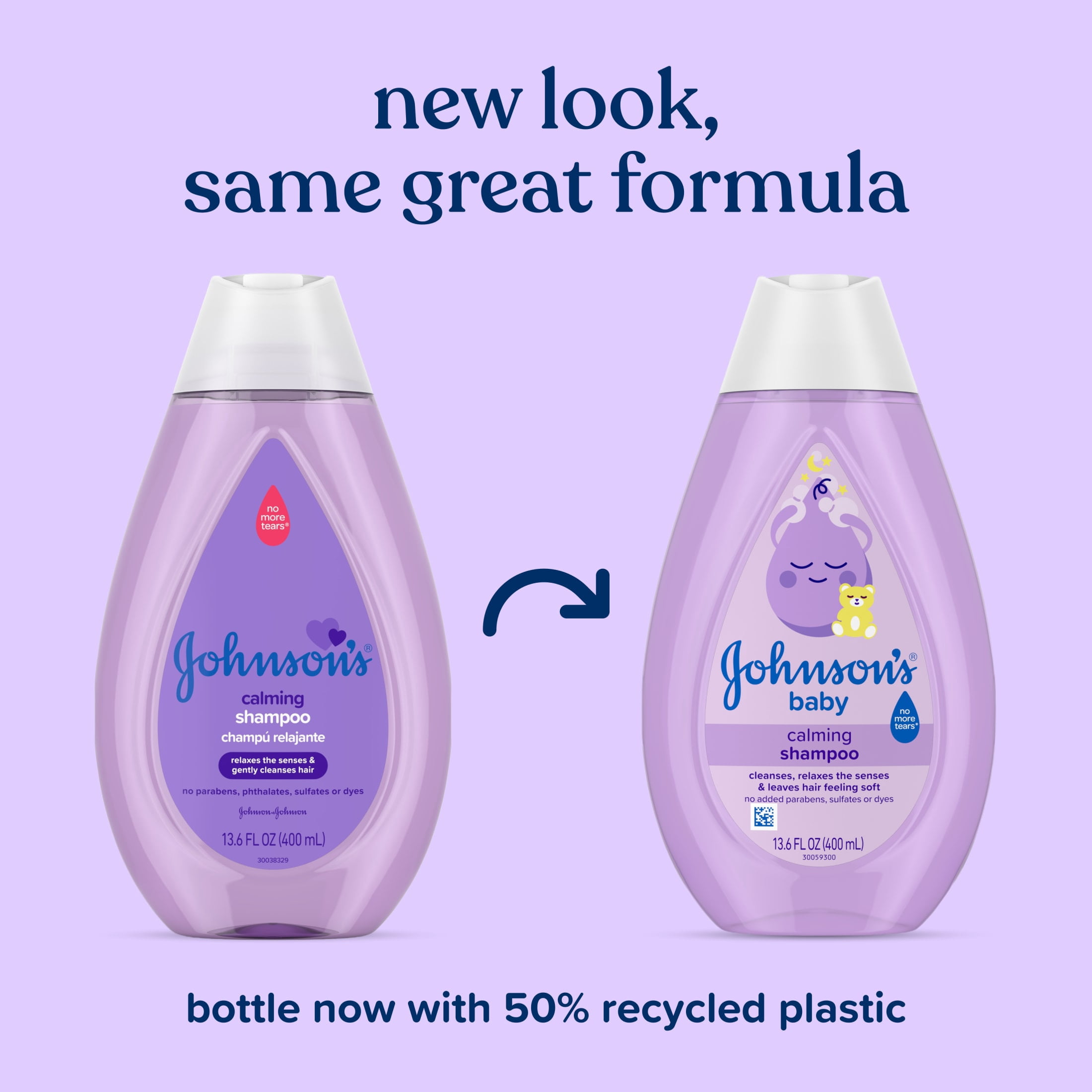 (2 pack) Johnson's Baby Calming Shampoo with NaturalCalm Aromas, 13.6 fl. oz