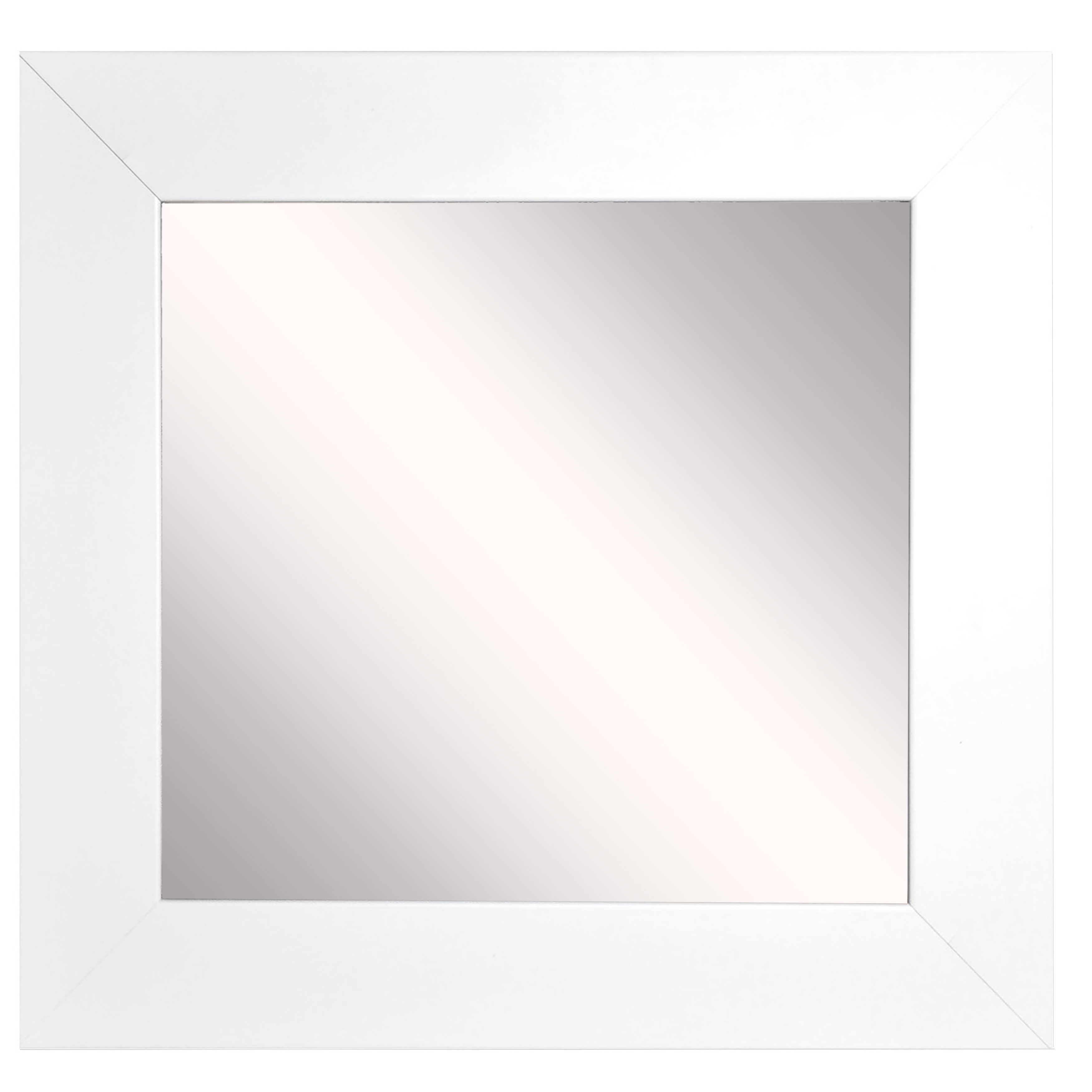 Rayne Mirrors Rayne White Satin Wide Wall/ Vanity Mirror