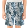 thumbnail image 2 of BZSMCE Adjustable Drawstring Casual Shorts With Blue Python Pattern Pattern, 2 of 9