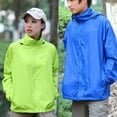 thumbnail image 4 of Cortavientos para deportes al aire libre, abrigo fino Unisex, impermeable, chaqueta básica de secado rápido, protección solar, chaquetas con capucha ultraligeras para hombres y mujeres, 4 of 5