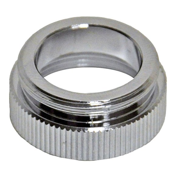 Adaptador de aireador de grifo Danco 10526 Chrome 55/64-27M x 13/16-27F