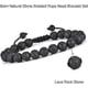 thumbnail image 4 of SZTXJ Tiger's Eye Bracelet for Men - 8mm Tiger's Eye Lava Stone Bracelet for Men, Adjustable Tiger's Eye Stress Relief Bracelet, Aromatherapy Essentia, 4 of 5