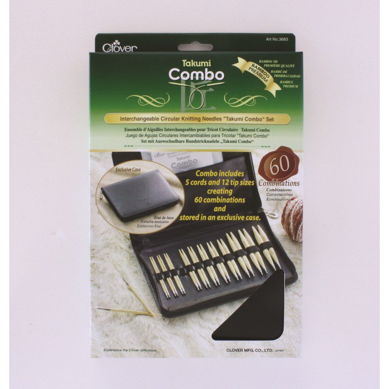 Clover Takumi Interchangeable Circular Knitting Needle Set