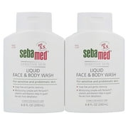 Sebamed Liquid Face And Body Wash Ph 5.5 Mild Dermatologist Recommended Hydrating Cleanser For Sensitive Skin 6.8 Fluid Ounces (200 Milliliters) Pack Of 2
