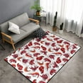 thumbnail image 2 of Funny Shrimp Shaggy Area Rug, Rugs for Living Room Bedroom Non Slip Door Mat Indoor Carpet Machine Washable Nursery Home Decor Floor Mats for Entryway 60x39in-#, 2 of 5