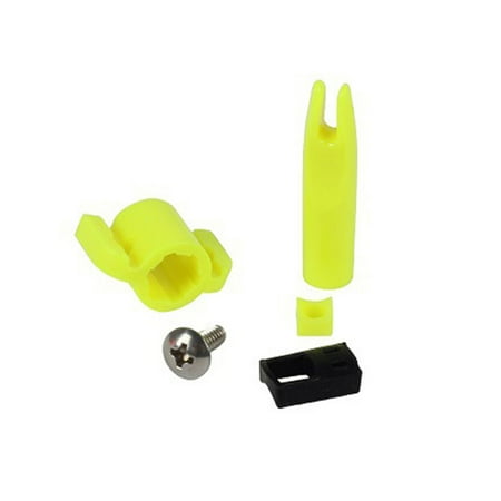 TNOBHG Fishing Arrow Slider Set Archery Bow Fishing Arrows Safety Slides Accessories Kit Portable Securely Wrapped Arrow Nock Slider Set Arrow Slider