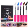 thumbnail image 2 of Máscara de colores a prueba de manchas, 5 piezas, plateado, azul, Morado, marrón, negro, pestañas alargadas, maquillaje de ojos, cosméticos （set República Checa, 2 of 5