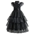 thumbnail image 4 of Vestidos de cosplay de la película Wednesday Disfraz de cosplay de Wednesday Addams Gothic Wind Adultos Niños Vestido de fiesta de Halloween Disfraces, 4 of 4