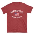 thumbnail image 1 of Springfield Massachusetts Patriot Men's Cotton T-Shirt, 1 of 1
