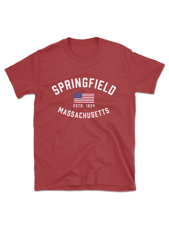 Springfield Massachusetts Patriot Men's Cotton T-Shirt