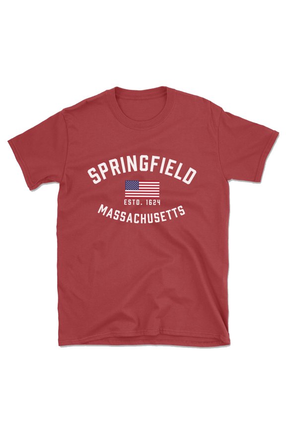 Springfield Massachusetts Patriot Men's Cotton T-Shirt