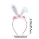 thumbnail image 3 of Diadema de conejo de Pascua con orejas de liebre para mujeres, niñas y niños, diademas antideslizantes con orejas de conejo y purpurina azul, suministros de decoración para fiestas de Pascua, accesori, 3 of 6