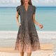 thumbnail image 1 of WILLBEST Vestido Largo Informal Para Mujer, Para Exteriores, Hogar, Playa, Estampado Floral, Corte Holgado, Para Primavera, Verano Y Otoño, Para Combinar Con Accesorios, Lavable A Máquina Y Cómodo., 1 of 4