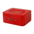 thumbnail image 1 of Practical Mini Petty Cash Money Box Stainless Steel Security Lock Lockable Safe Small Fit For House Decoration 3 Size L/XL/XXL ,Easy Installation, 1 of 7