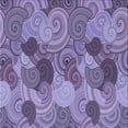 thumbnail image 1 of Ahgly Company Machine Washable Indoor Square Transitional Purple Mimosa Purple Area Rugs, 5' Square, 1 of 7