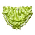 thumbnail image 5 of Yavorrs Women 100% Pure Silk Panties Flouncing Bikini Briefs, 5 of 7