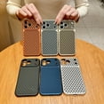 thumbnail image 7 of For iPhone 17 Pro Max Phone Case,Triangular Pattern Back Design,Ultra Slim Cover,Compatible with Wireless Charging,Anti-Scratch Shockproof Drop Protection Rugged Thin Fit Phone Case,Blue, 7 of 7