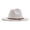 White, variant on AWZXDE Unisex Solid Color Wool Cowboy Hat with Wide Brim Concave Top Design and Adjustable Custom Hats Chin Strap for Fall Hat Daily Casual Outdoor Fashion Khaki,One Size