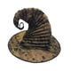 thumbnail image 4 of Sombrero de bruja de Halloween, suministros para la cabeza, sombrero de hechicera, gorro de bruja para fantasía Dorado, 4 of 9
