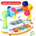 thumbnail image 1 of DEBGFS Jouet Clavier Musical Inspiré de Grande Roue pour Jeunes - Jeu de Rythme et de Chanson Activité d'Apprentissage Précoce Cadeau de Vacances Parfait, Jouet Clavier Musical, Aucun, 1 of 7