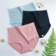 thumbnail image 7 of Dyfzdhu Underwear for Women High Waisted Cotton Stretch Briefs Soft Full Coverage Panties, 7 of 7
