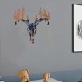 thumbnail image 3 of Escultura de pared con cabeza de ciervo, manualidades artísticas, decoración de pared para barra de interior, estatua de jardín libre, pe Macarena Estatua de pared, 3 of 7