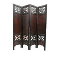 thumbnail image 6 of Vintage Oriental Style 4 Panels Screen Room Divider FUR9120, 6 of 6