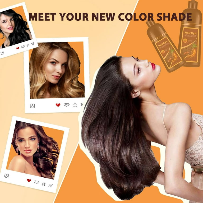 iemokoda Wine Red Hair Dye Shampoo, 3 In 1 Formula, Long-lasting