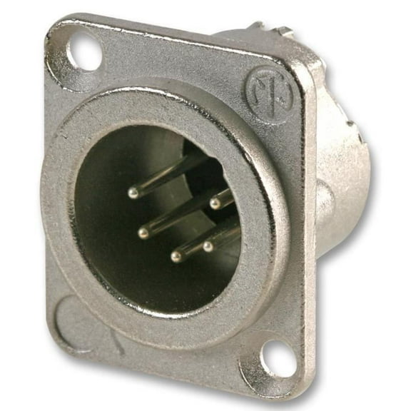 NEUTRIK - XLR Plug, 5 Pole, Chassis