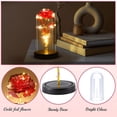 thumbnail image 6 of Valentine's Day Mothers Day Gifts Preserved Eternal Rose In Glass Galaxy Flower Dome LED Light, 6 of 7
